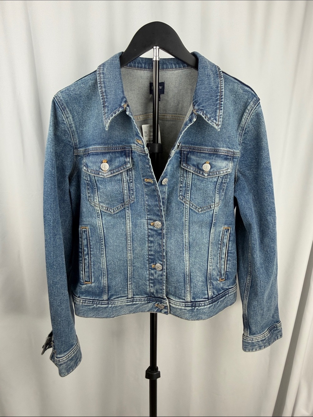 J.Crew Classic Denim Jean Jacket Medium Wash – XL NWT